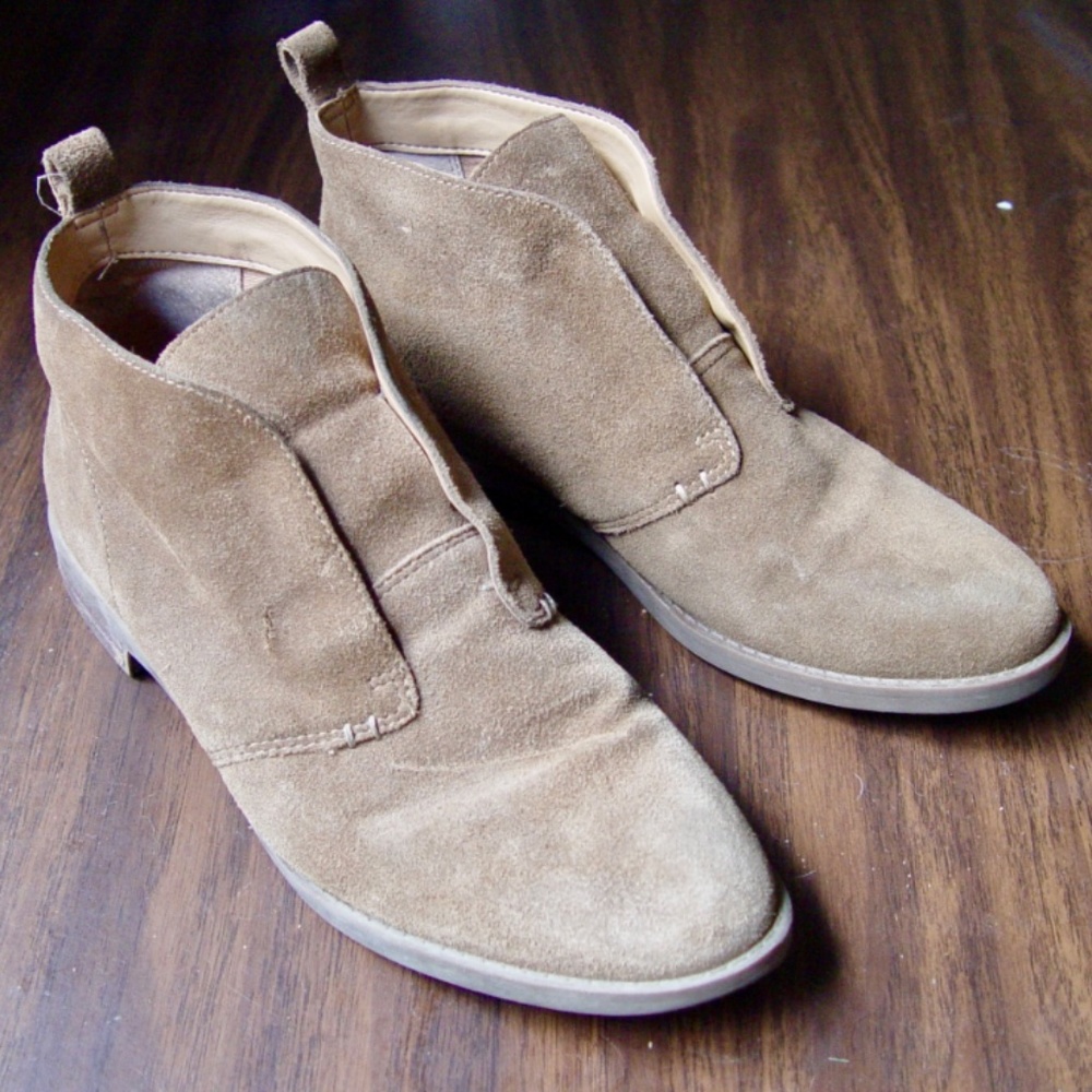 Franco Sarto Suede Ilena Chukka Flat Boots